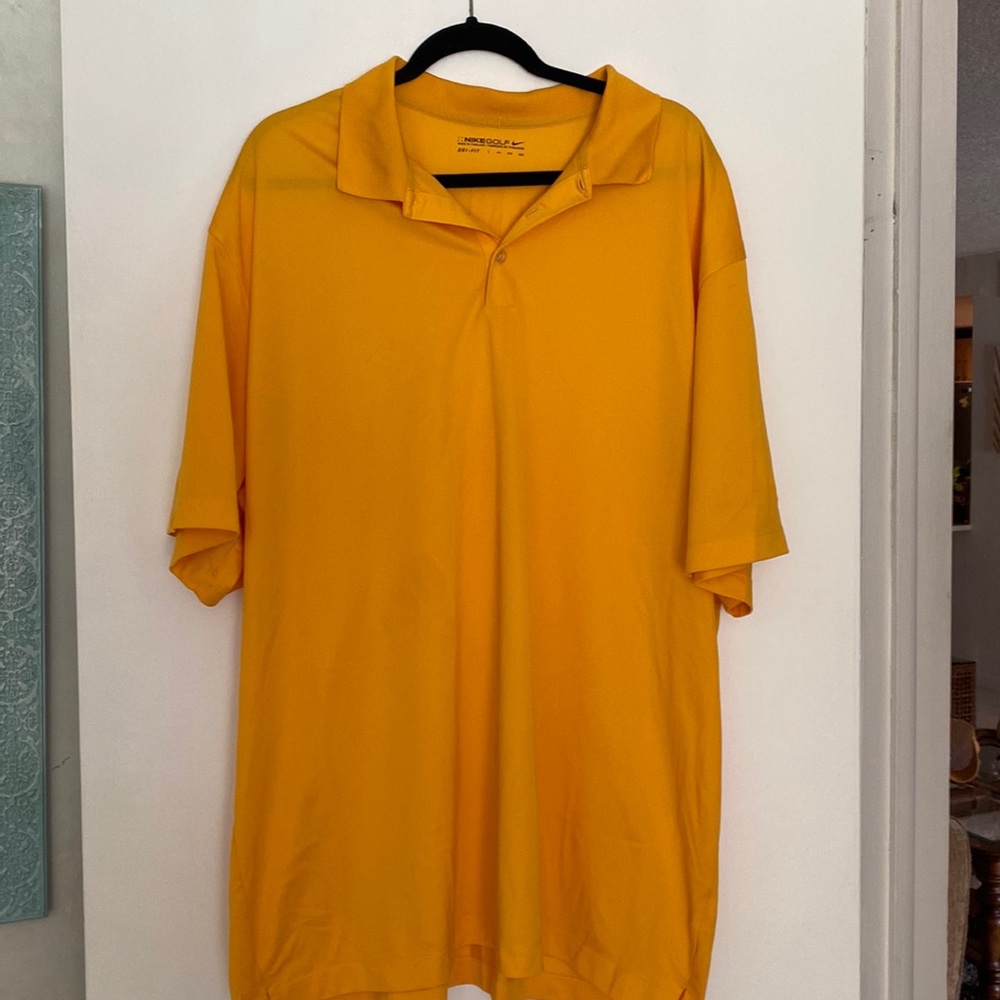 Nike Golf Dri Fit Shirt - 3XL Yellow, Like New